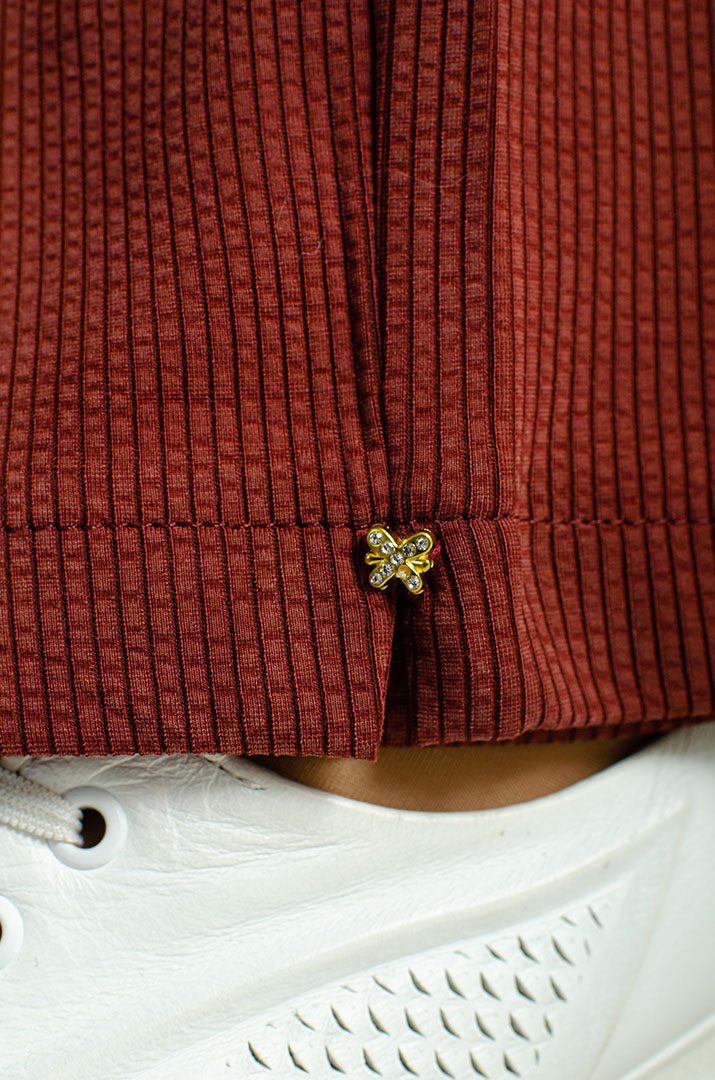 Брюки завужені в рубчик великих розмірів