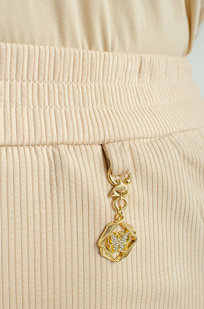 Брюки завужені в рубчик великих розмірів