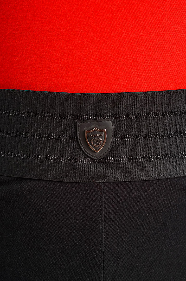 Брюки широкі чорні великих розмірів