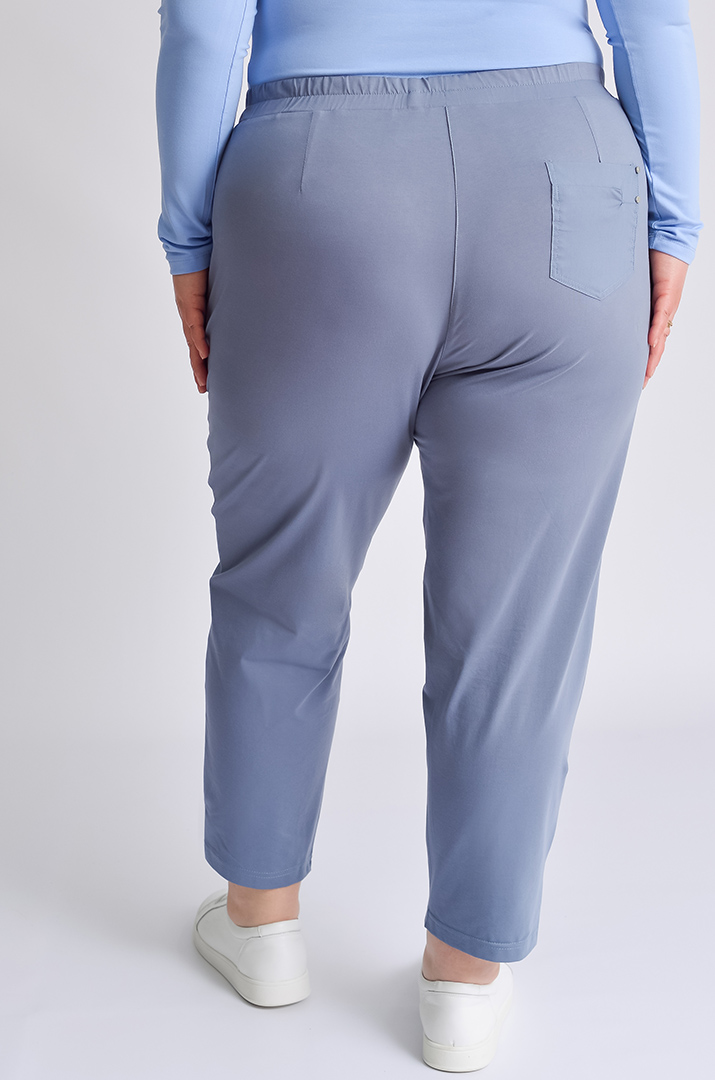 Брюки 7/8 трикотажні із розрізами великих розмірів