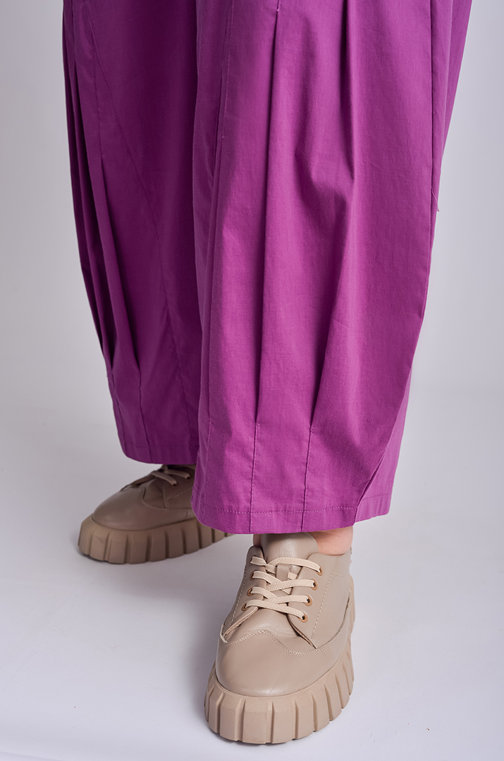 Брюки банани кольору фуксія великих розмірів