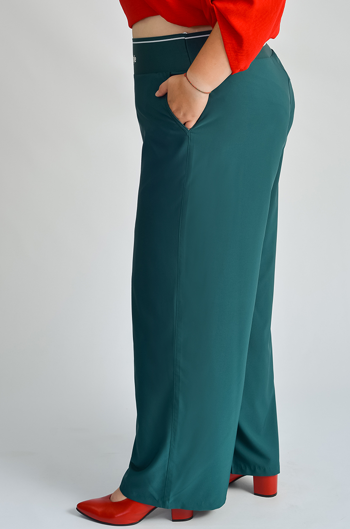 Брюки широкі в різних кольорах великих розмірів
