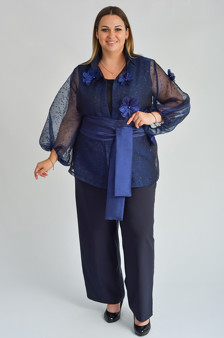 Брюки широкі в різних кольорах великих розмірів