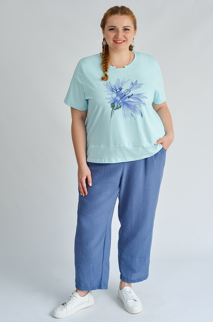 Брюки банани на резинці великих розмірів