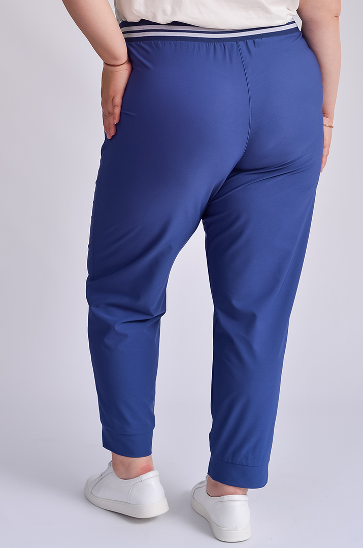 Брюки банани з дрібними стразами великих розмірів