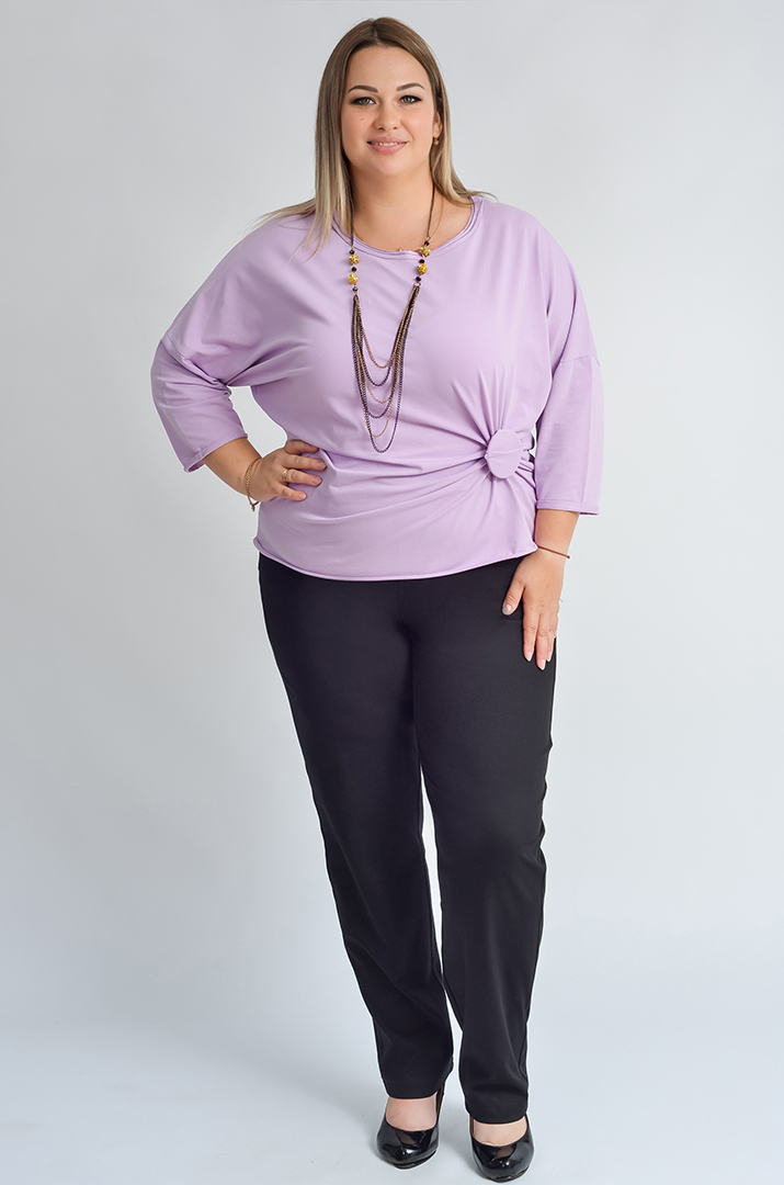 Брюки завужені зі стрейч-котону з кишенями великих розмірів