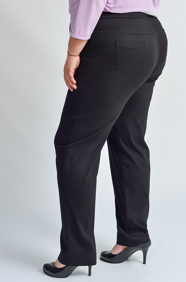 Брюки завужені зі стрейч-котону з кишенями великих розмірів