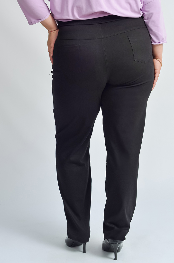 Брюки завужені зі стрейч-котону з кишенями великих розмірів