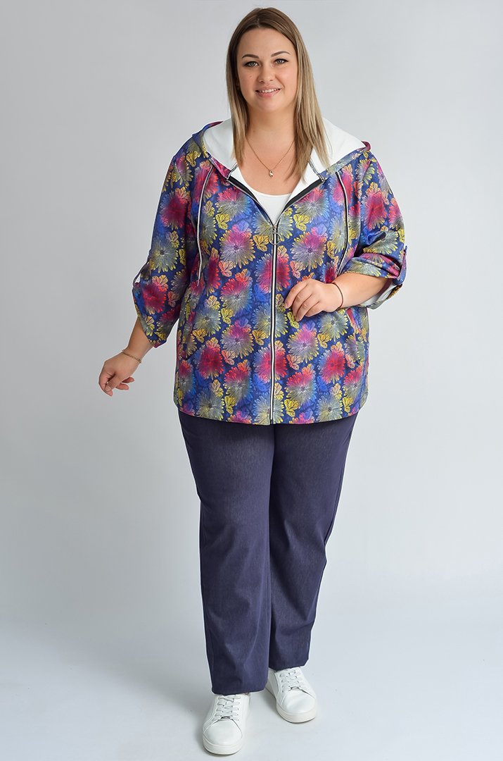 Брюки завужені зі стрейч-котону з кишенями великих розмірів