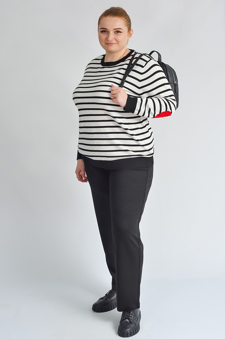 trikotazhnye_bryuki_s_karmanami_i_udobnym_poyasom-rezinkoj_bolshih_razmerov_45492_Pishna_Krasa Трикотажные брюки с карманами и удобным поясом-резинкой больших размеров