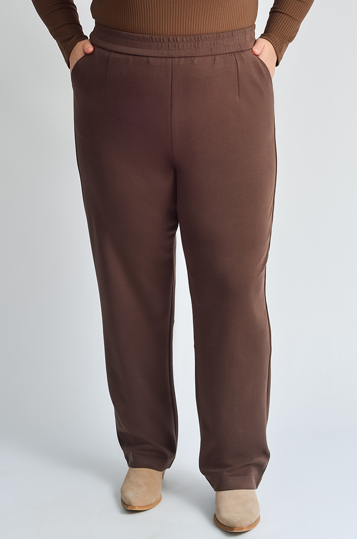 trikotazhnye_bryuki_s_karmanami_i_udobnym_poyasom-rezinkoj_bolshih_razmerov_45492_Pishna_Krasa Трикотажные брюки с карманами и удобным поясом-резинкой больших размеров