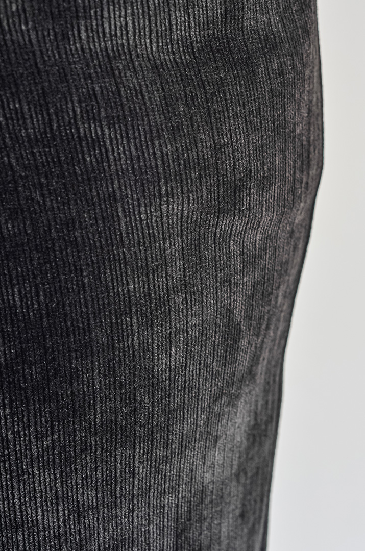 Широкі вельветові брюки з еластичним поясом великих розмірів