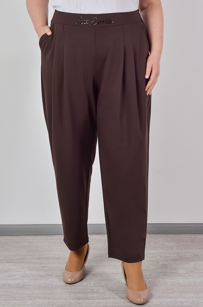 Брюки банани з написом на поясі великих розмірів