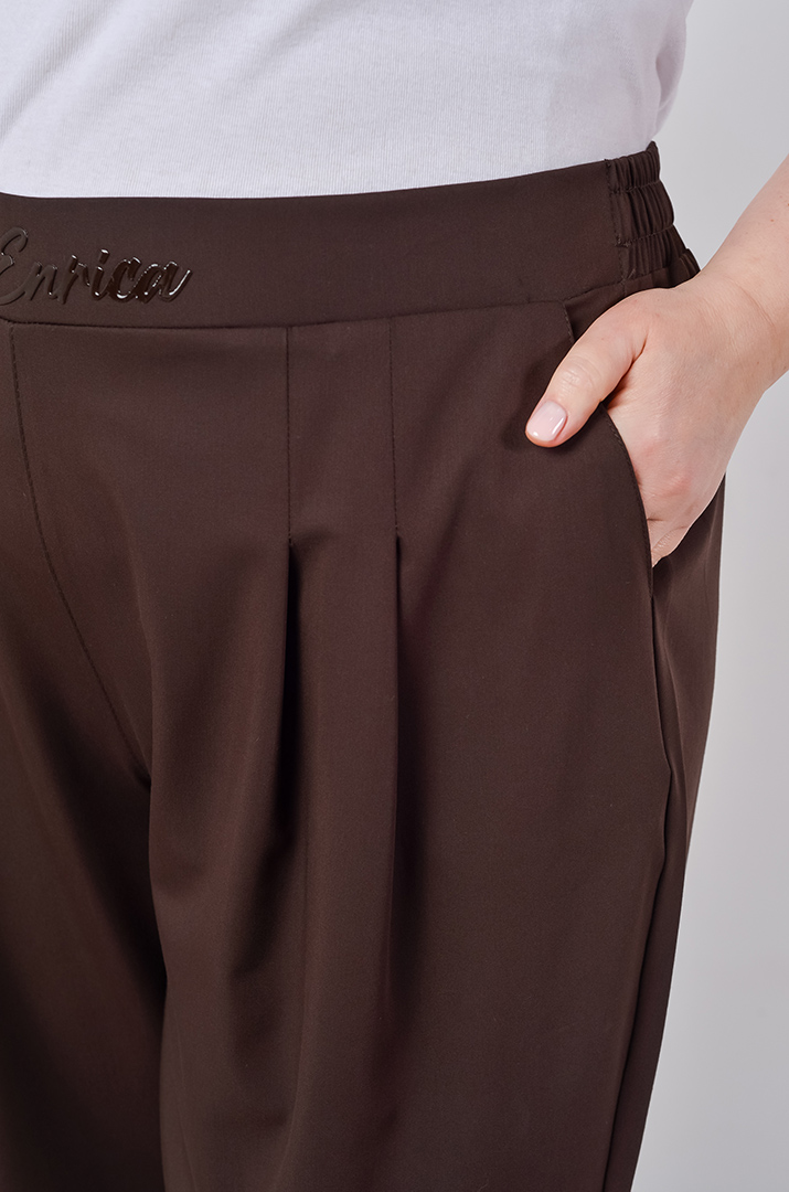 Брюки банани з написом на поясі великих розмірів