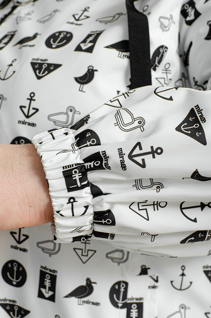 Вітрівка трапеція в принт великих розмірів