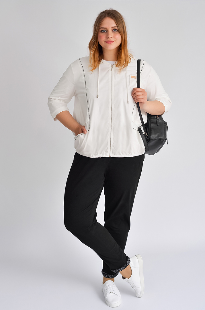 Трикотажна мастерка великих розмірів