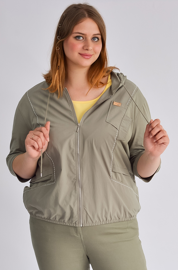 Трикотажна мастерка великих розмірів