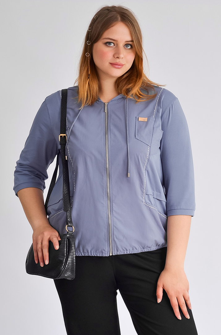 Трикотажна мастерка великих розмірів