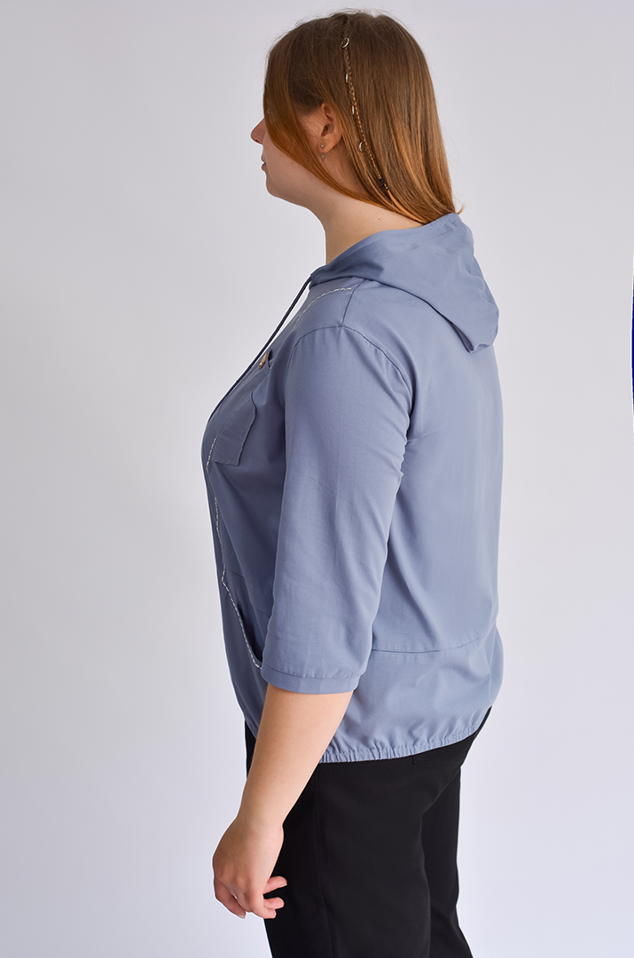 Трикотажна мастерка великих розмірів