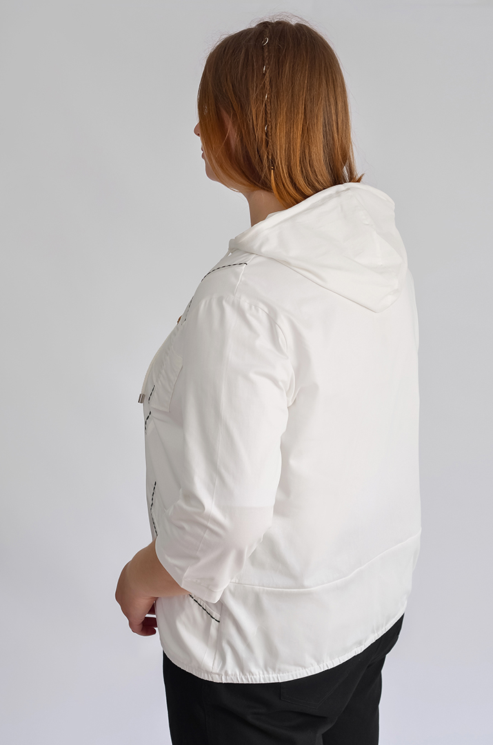 Трикотажна мастерка великих розмірів