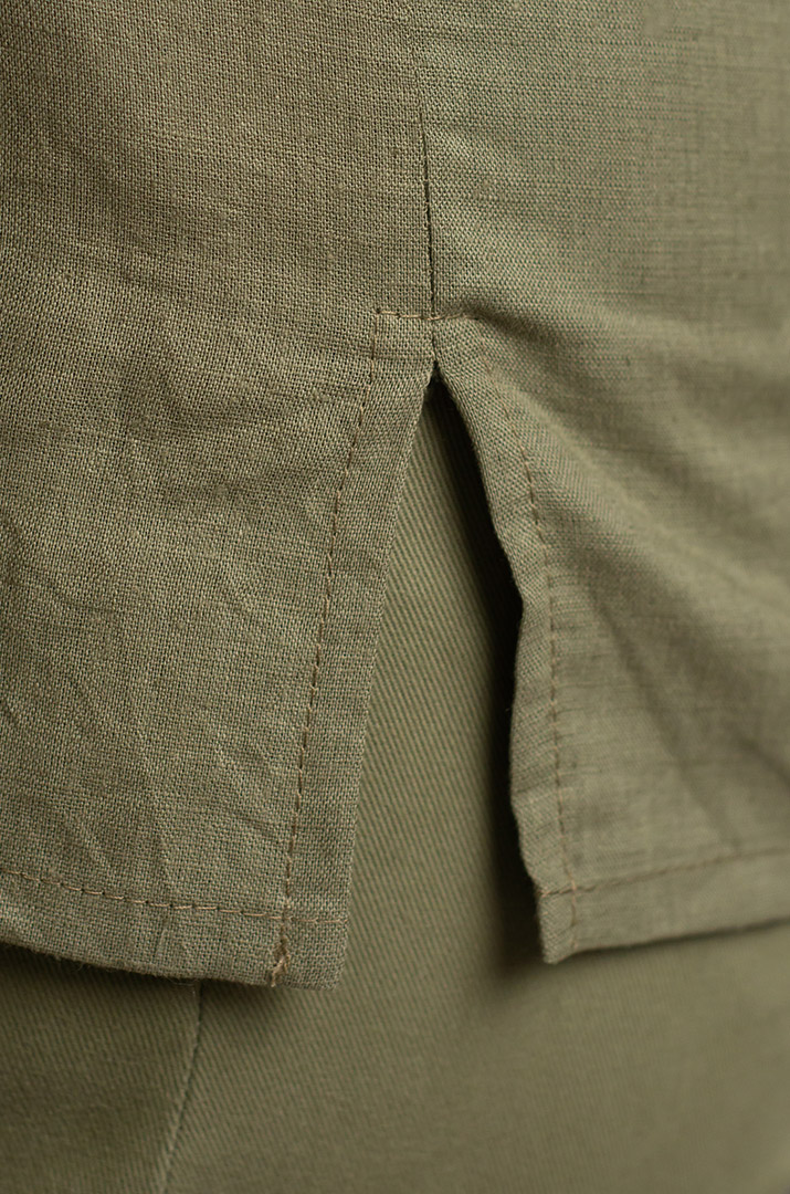 Вышиванка-блуза льняная больших размеров