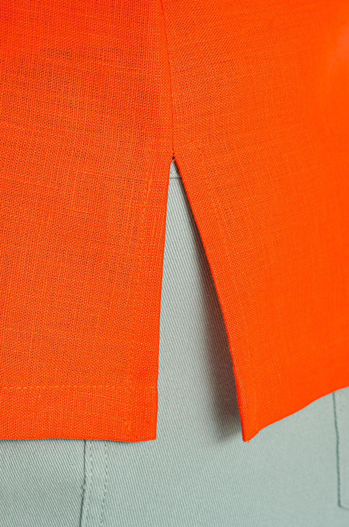 Вышиванка-блуза с пуговицами больших размеров