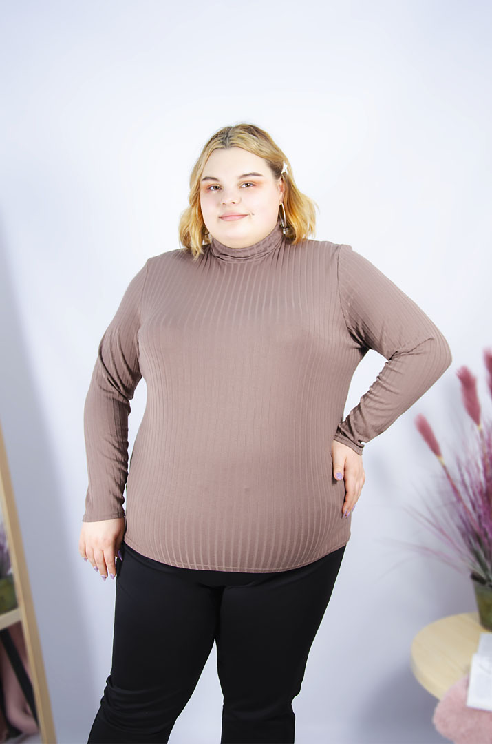 Гольф під горло рубчик супер батал