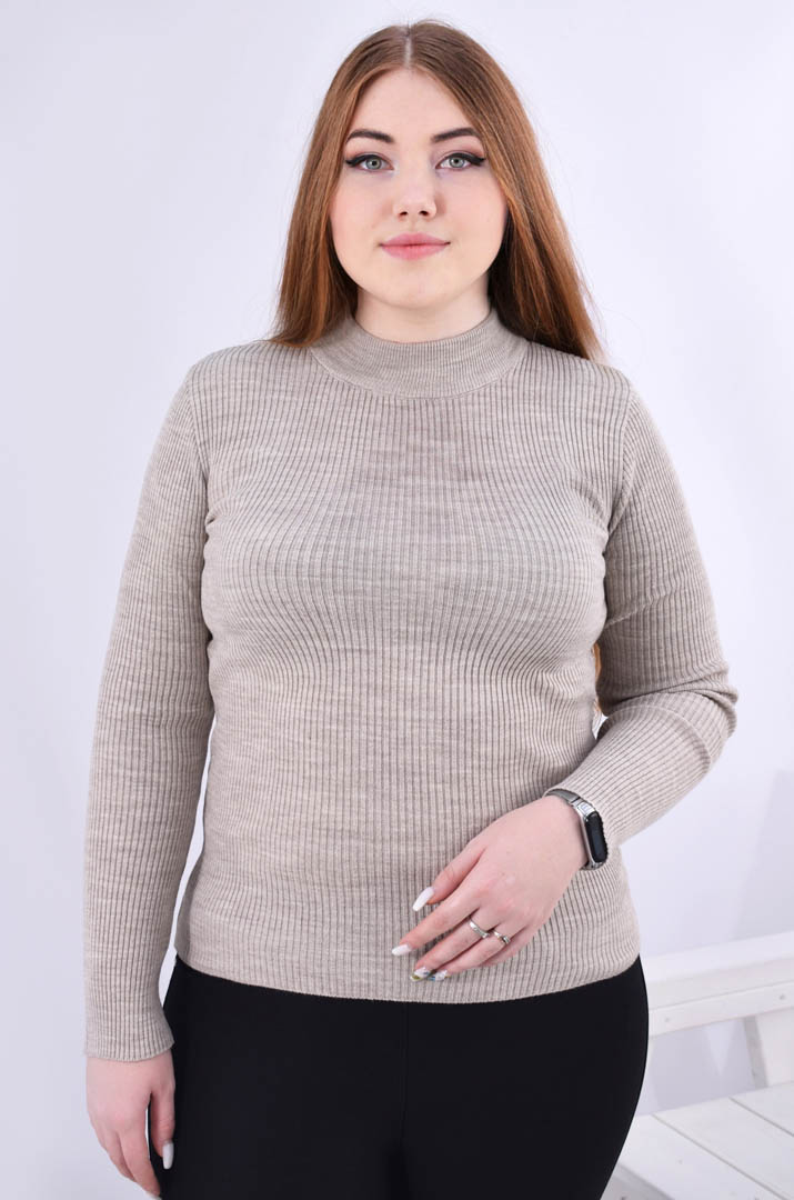 Гольф в'язаний з довгим рукавом