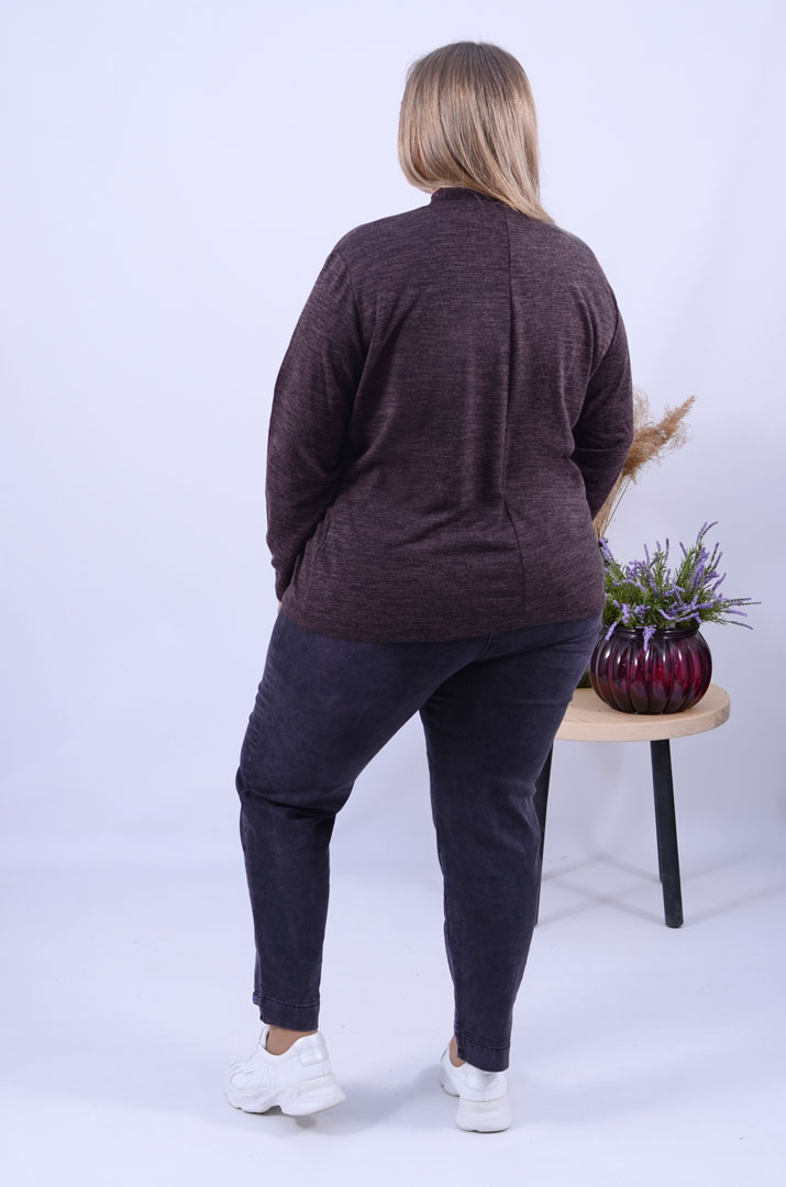 Демисезонный удлиненный гольф батал