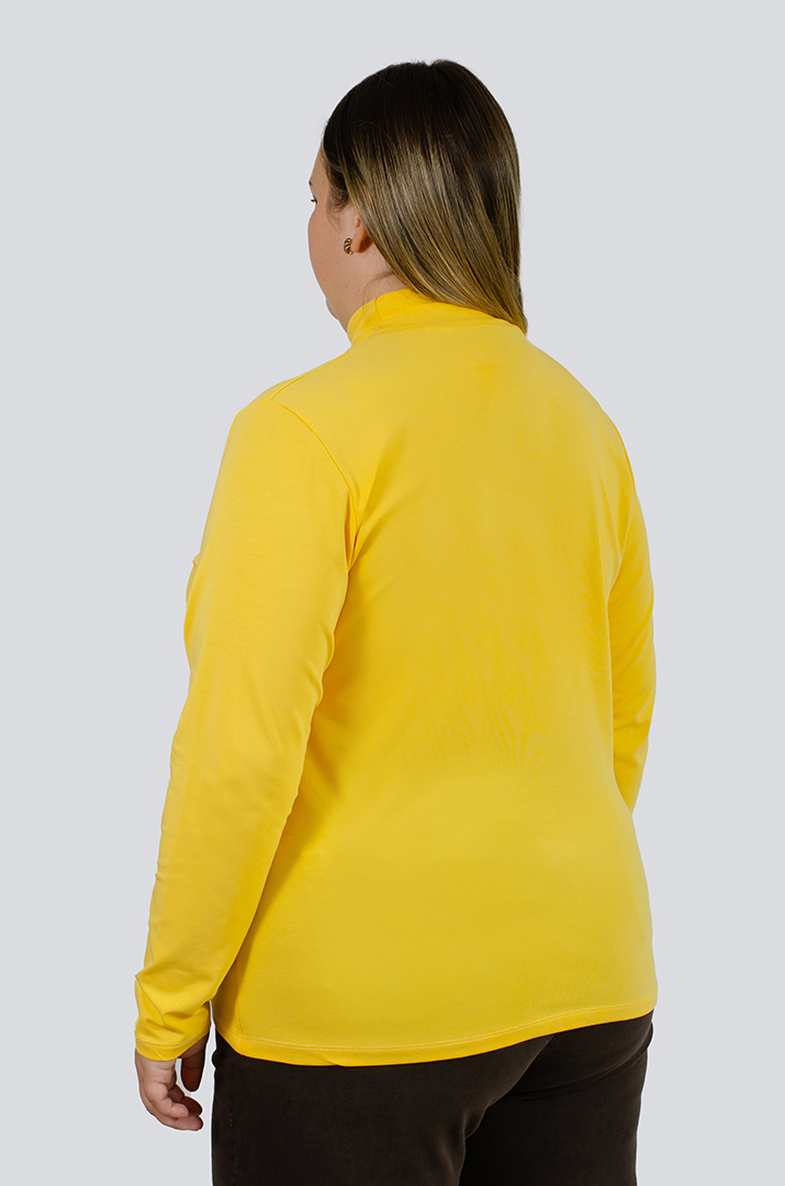 Гольф базовий трикотажний з написом великих розмірів