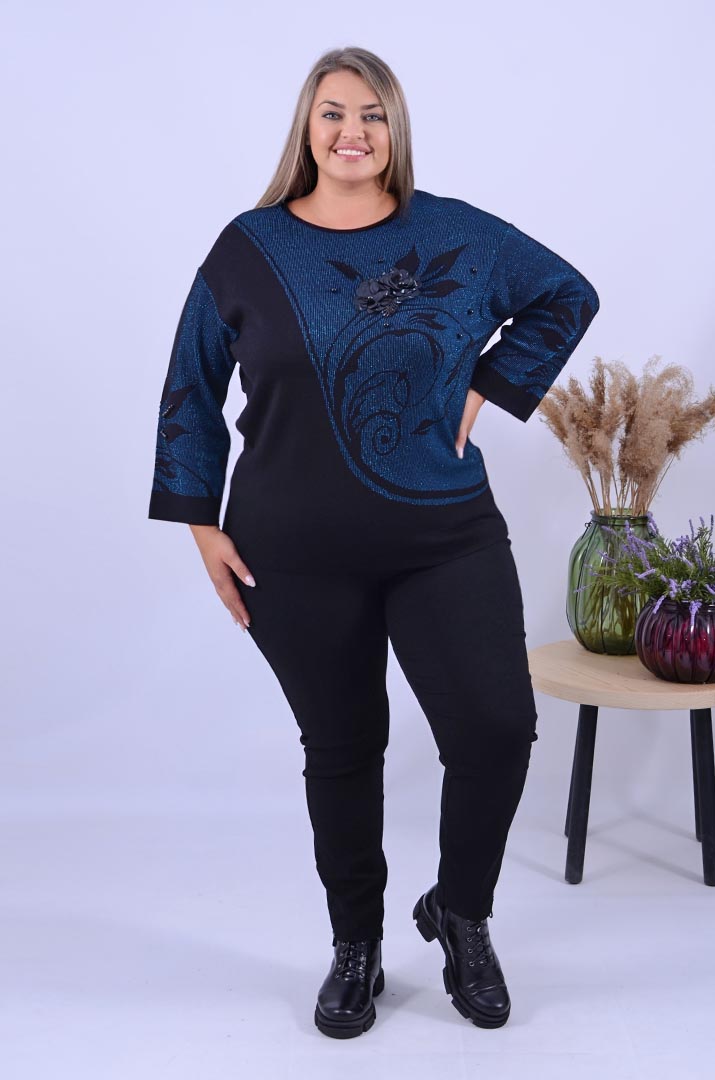 Джемпер з люрексовою ниткою