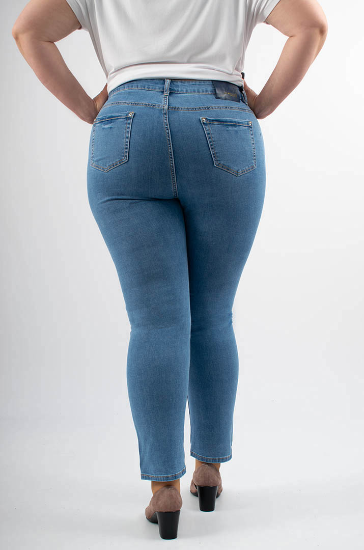 Джинси завужені з лампасами батал