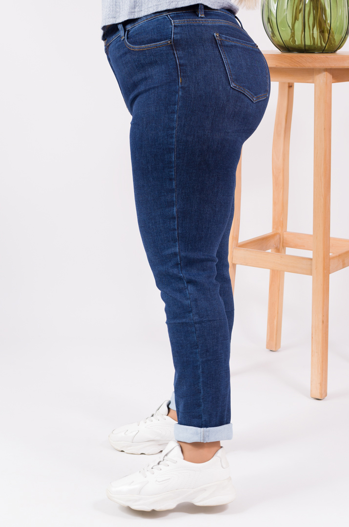 Джинси завужені теплі батал