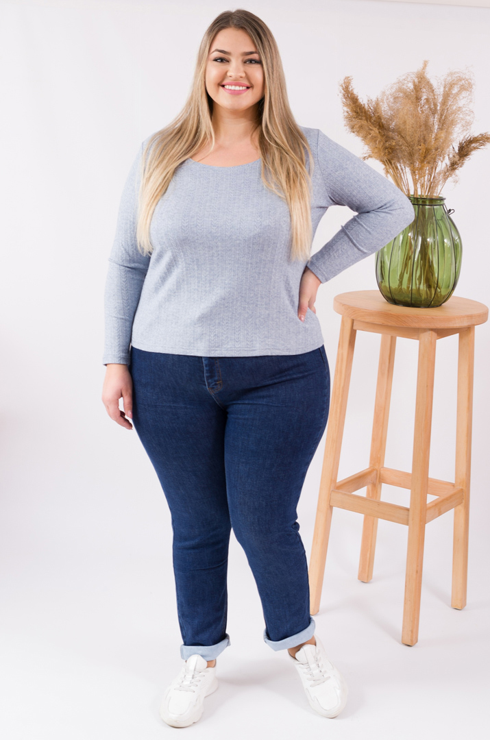 Джинси завужені теплі батал