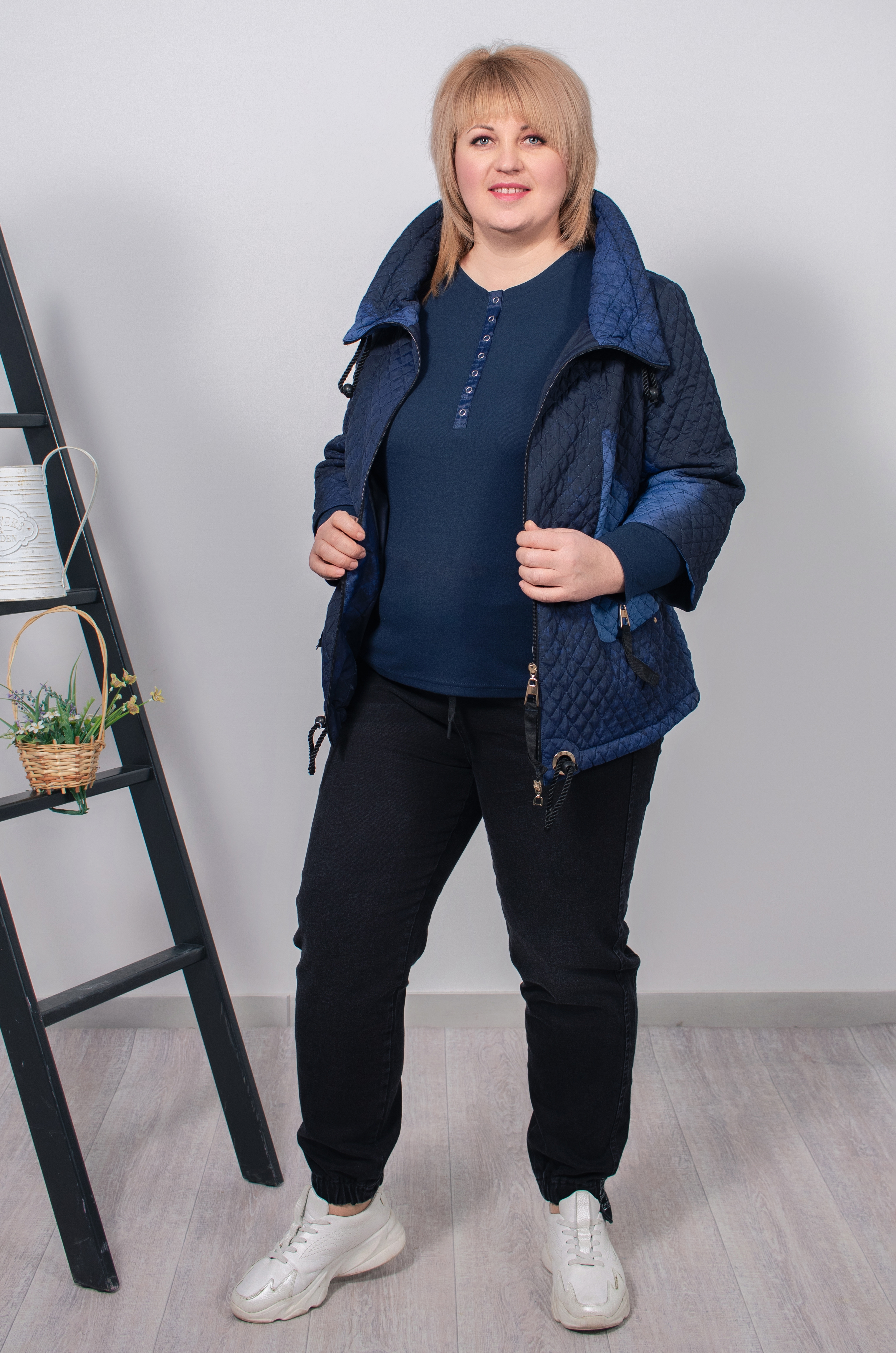 Джинси джоггери з лампасами супер батал