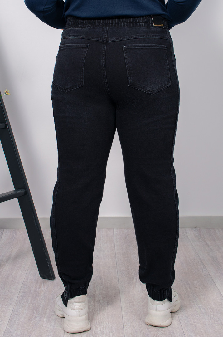 Джинси джоггери з лампасами супер батал