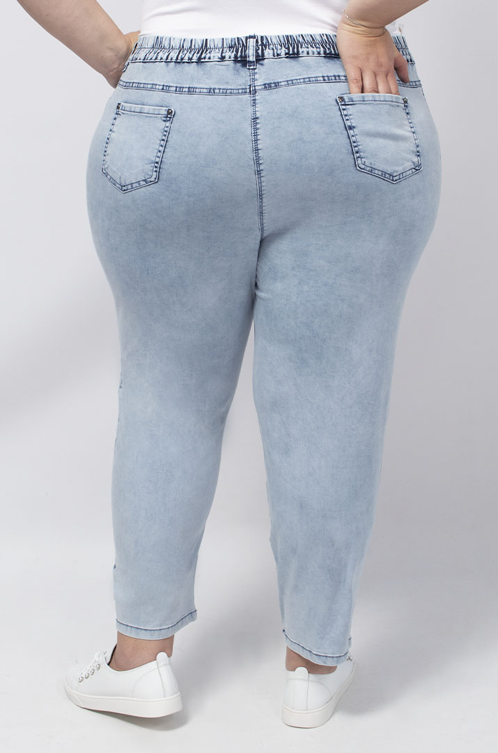 Джинси банани з принтом і блискітками супер батал