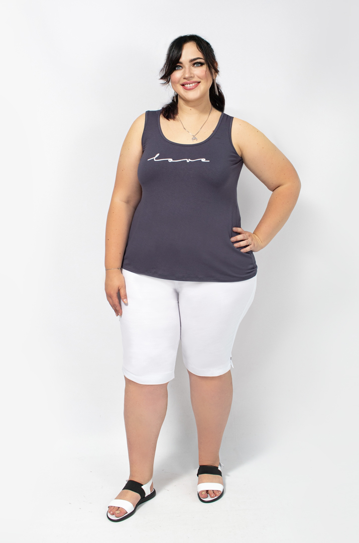 Шорти котонові в кольорах батал