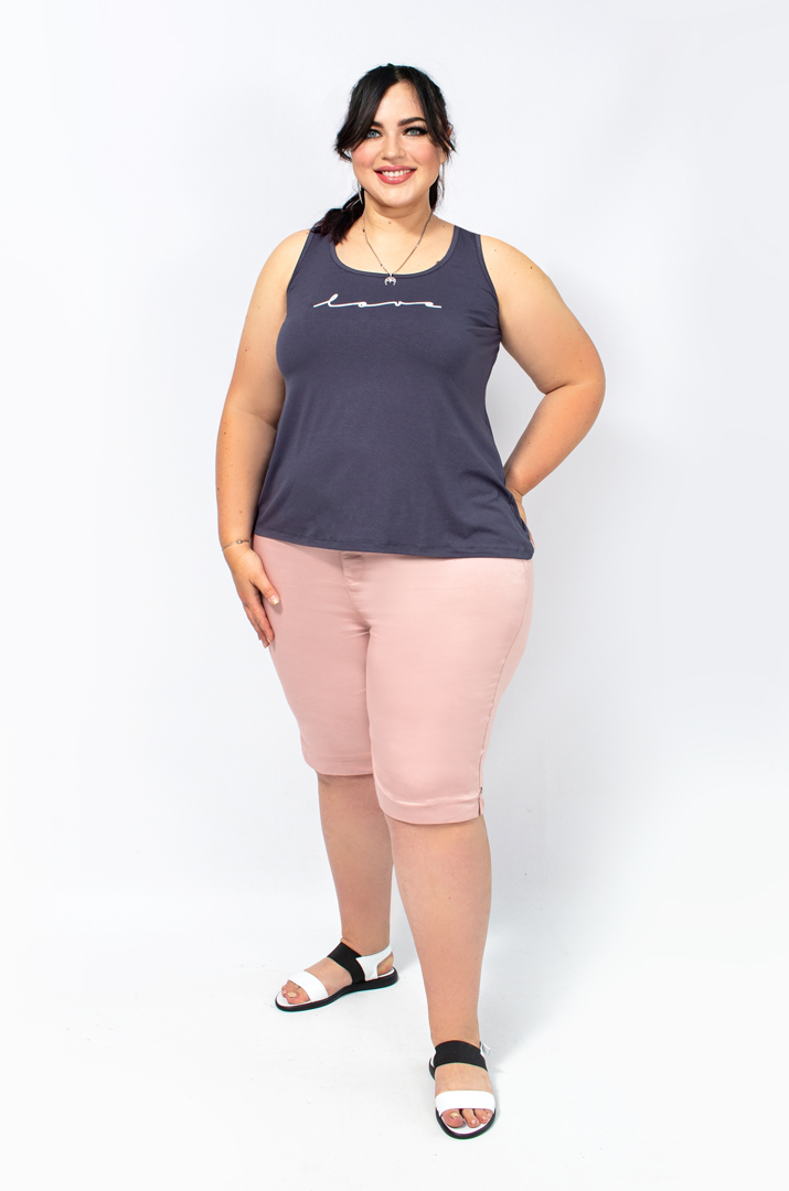 Шорти котонові в кольорах батал