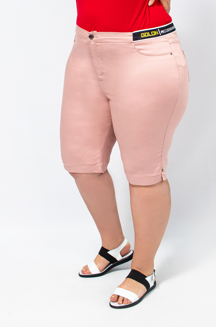 Шорти котонові в кольорах батал