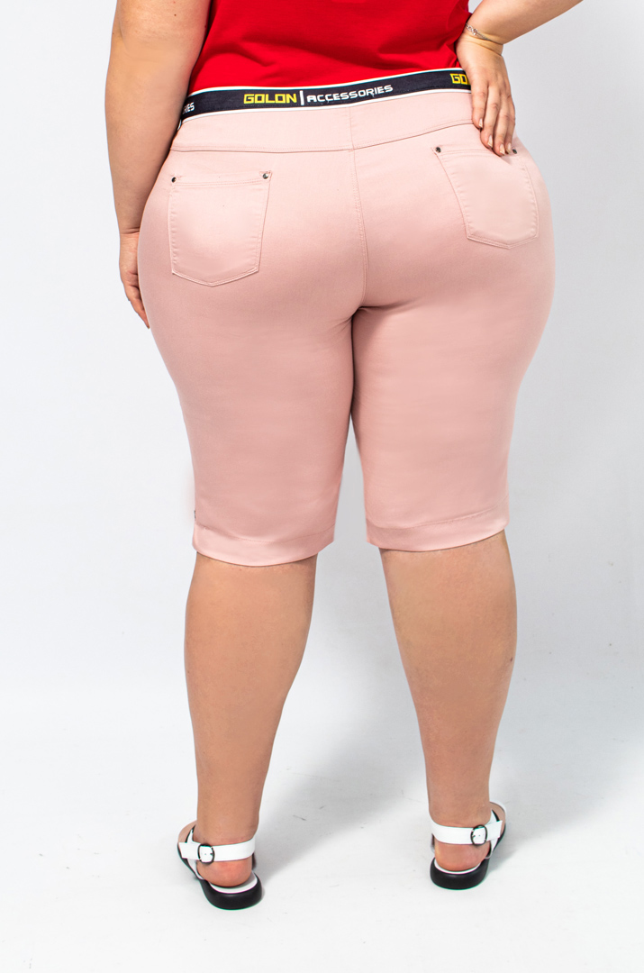 Шорти котонові в кольорах батал