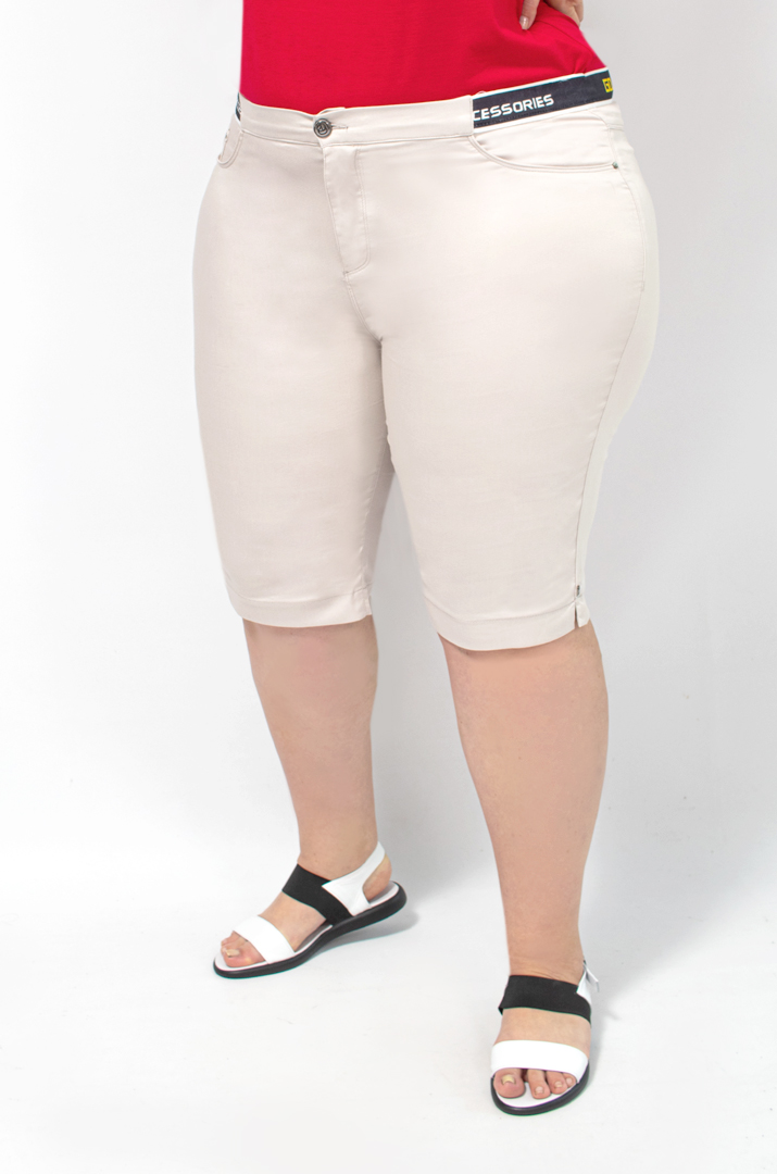 Шорти котонові в кольорах батал