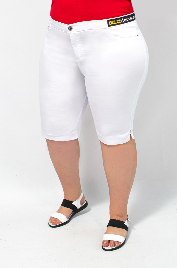 Шорти котонові в кольорах батал