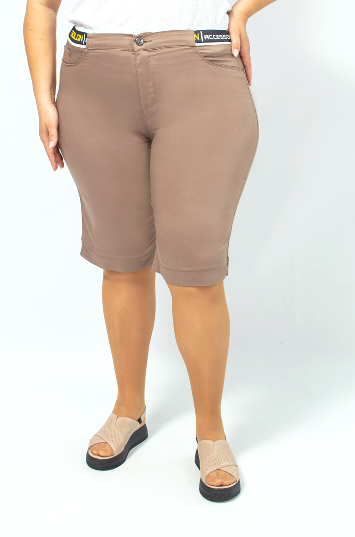 Шорти котонові в кольорах батал