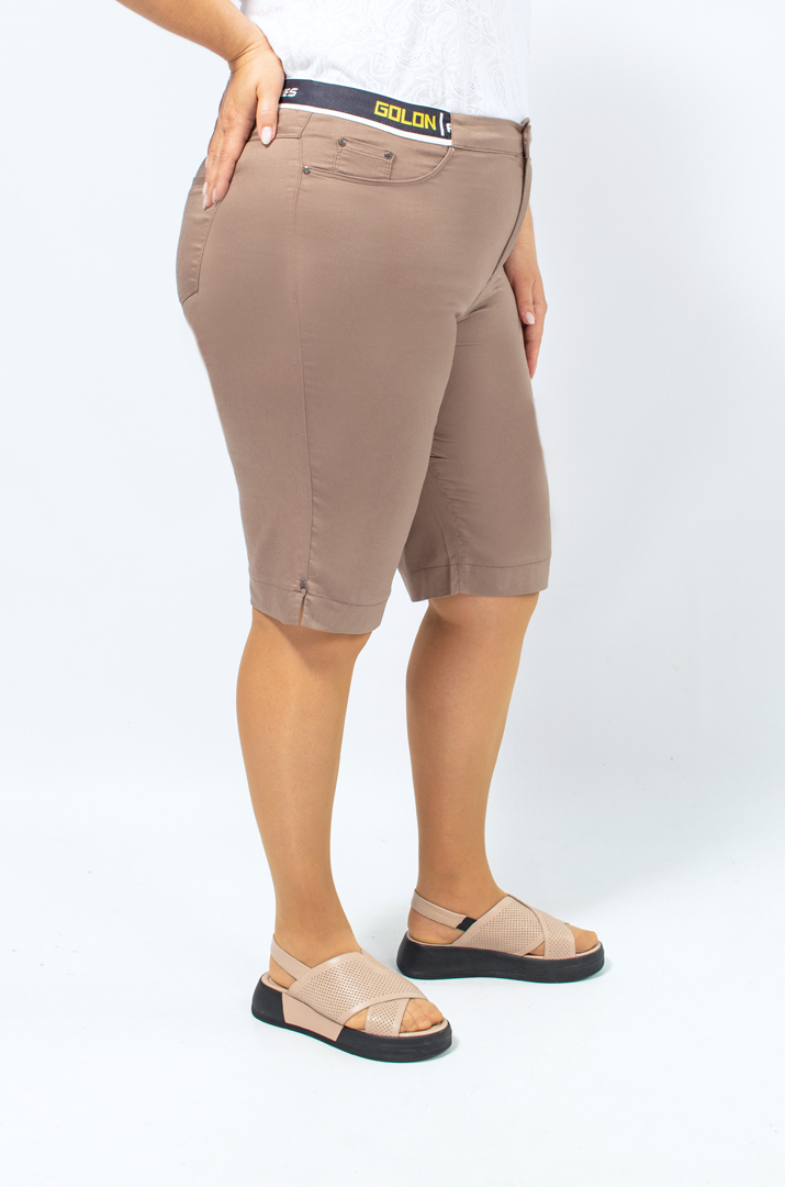 Шорти котонові в кольорах батал