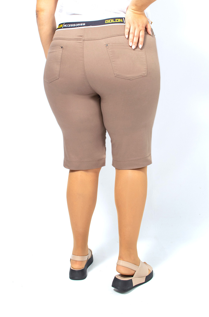 Шорти котонові в кольорах батал