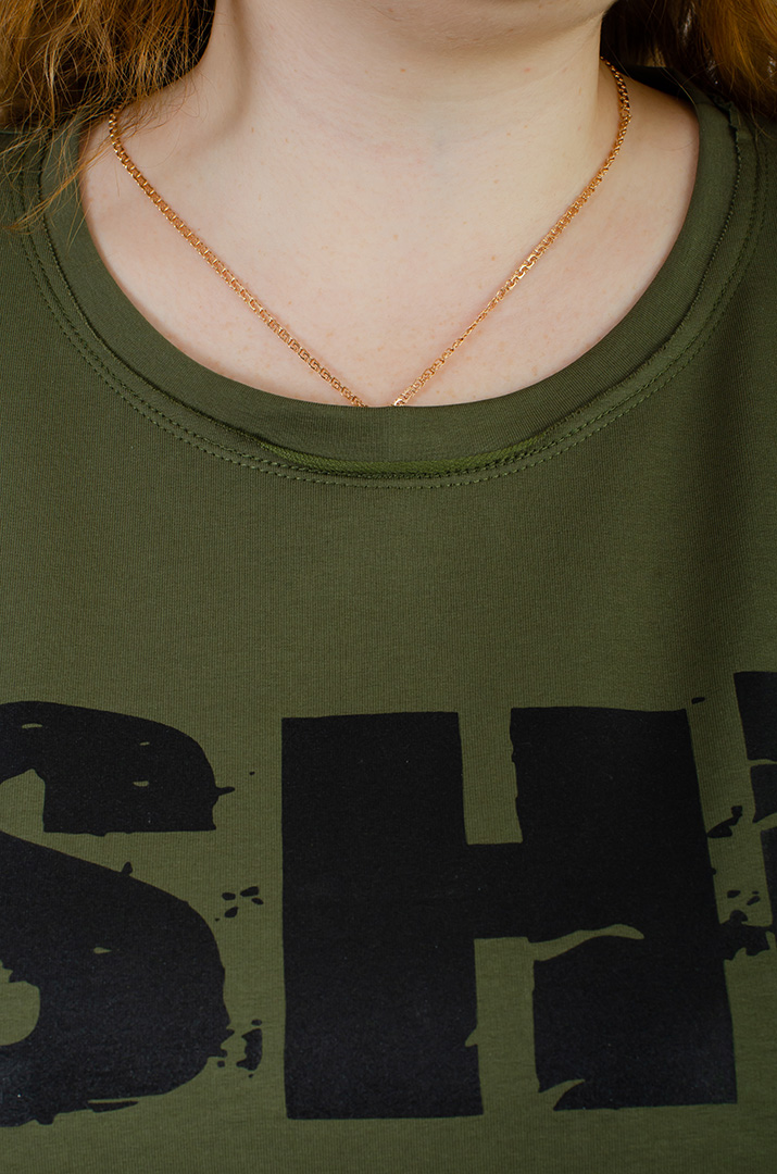 Джемпер спорт с декором больших размеров