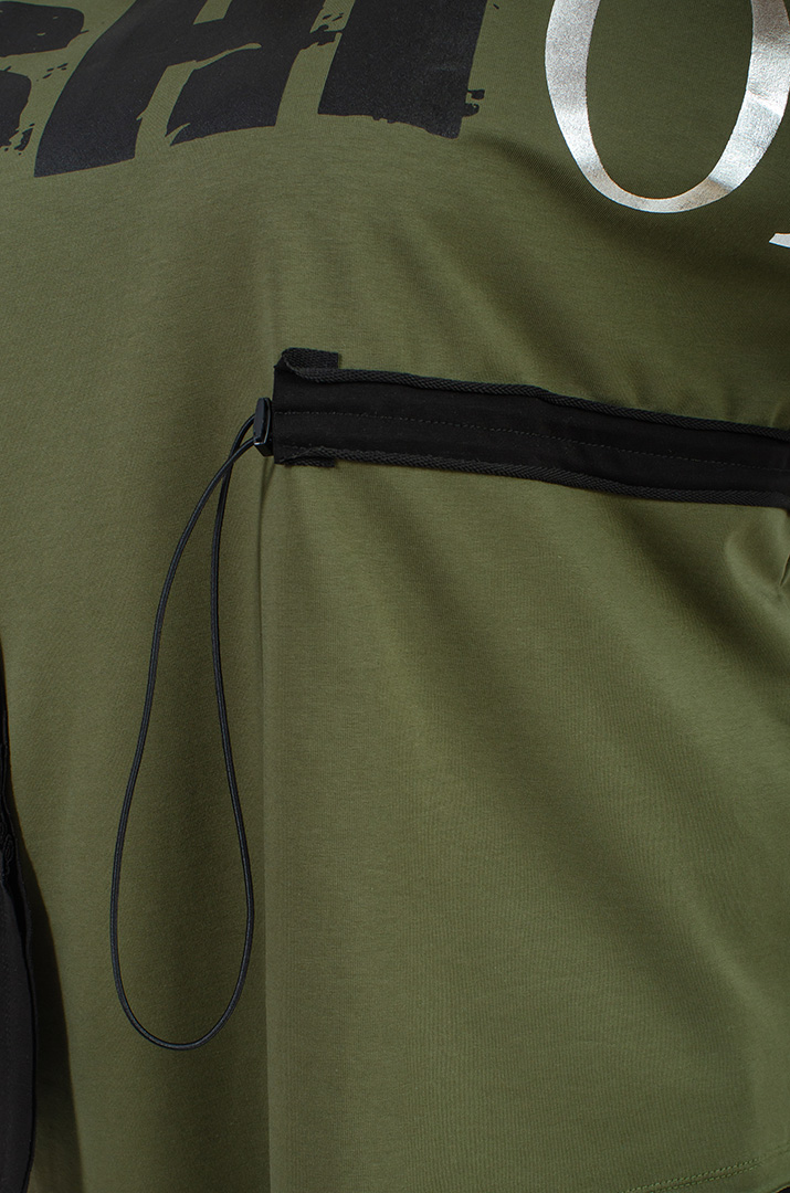 Джемпер спорт с декором больших размеров