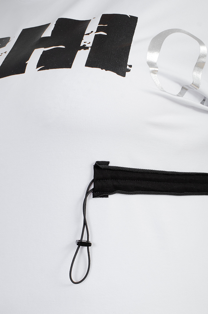 Джемпер спорт с декором больших размеров