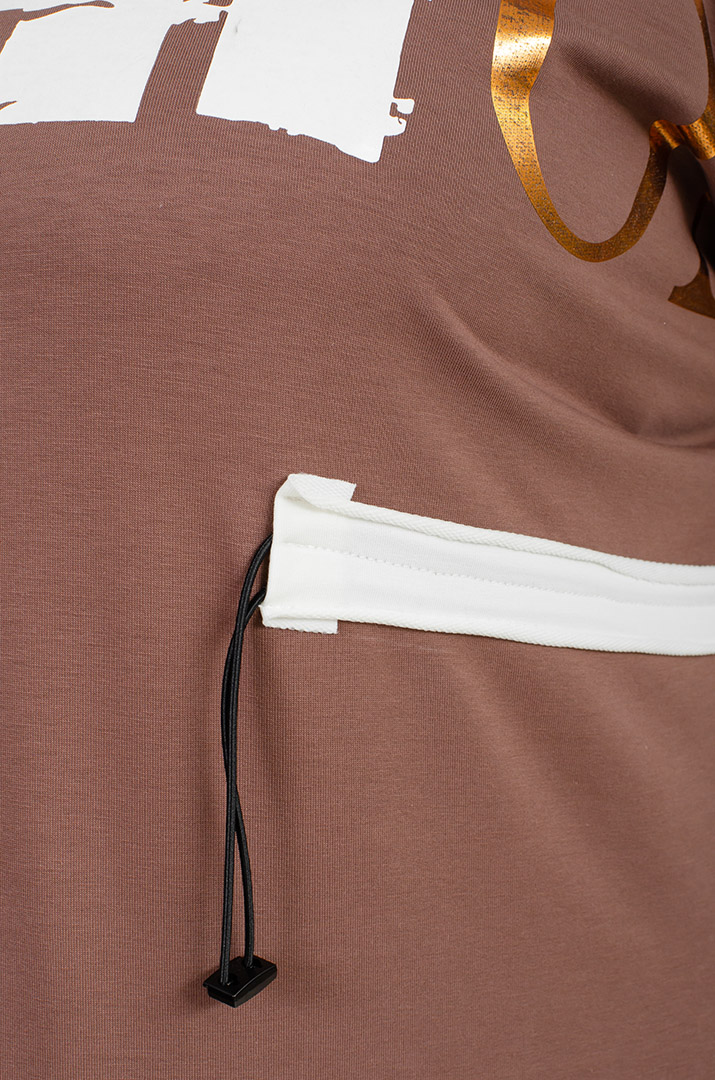 Джемпер спорт с декором больших размеров